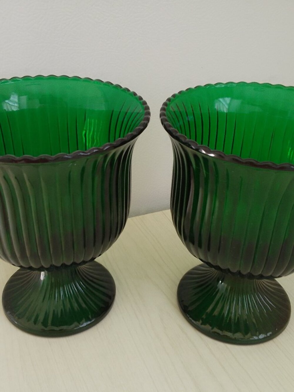 E. O. BRODY PEDESTAL VASES